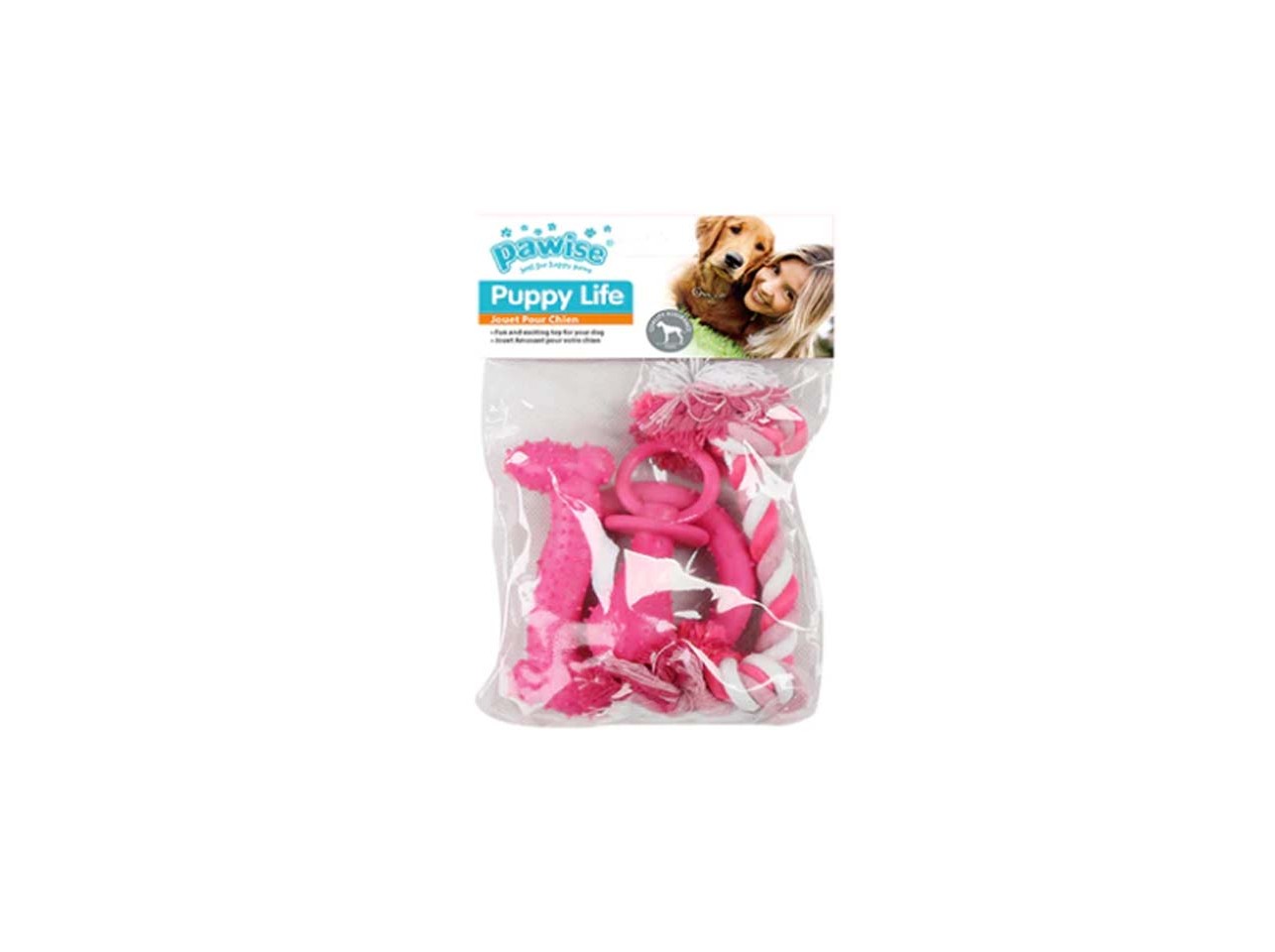 BRINQUEDO CÃO PAWISE PUPPY LIFE CONJUNTO 4UN