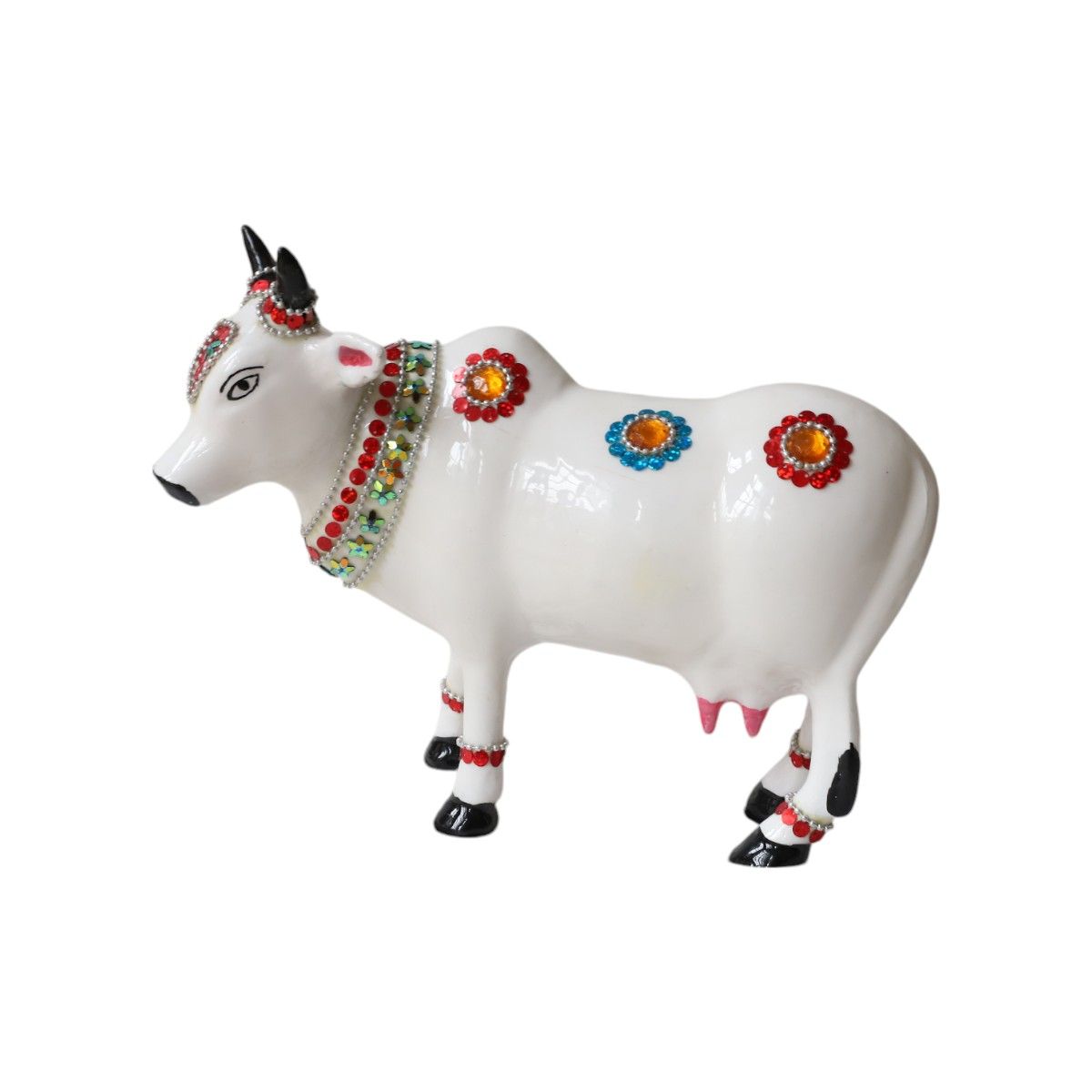 Tirelire statue vache sacrée - Mariage Indien Pondie Chérie
