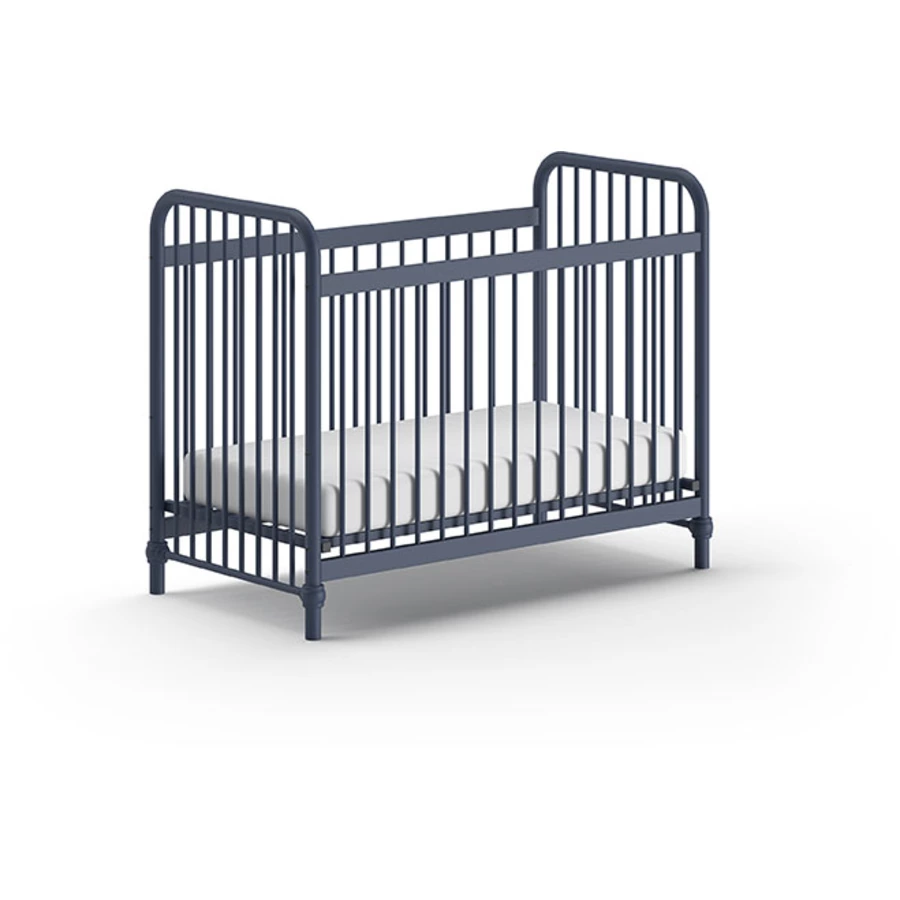 VIPACK Babybett BRONXX 60 x 120 cm Denim blau matt
