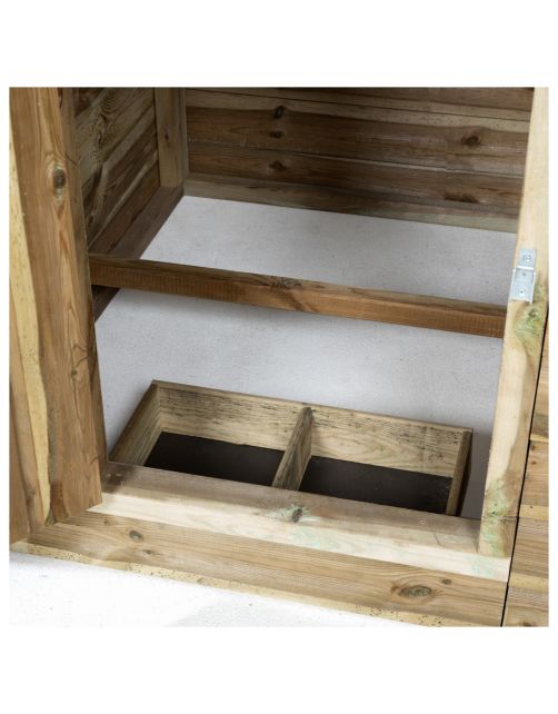 Voldux Dierenverblijf Britt Xl - Dierenverblijf - 342x130x132 cm Bruin