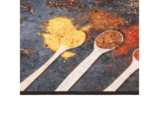 Tapis de cuisine multicolore 60x180 cm lavable antidérapant