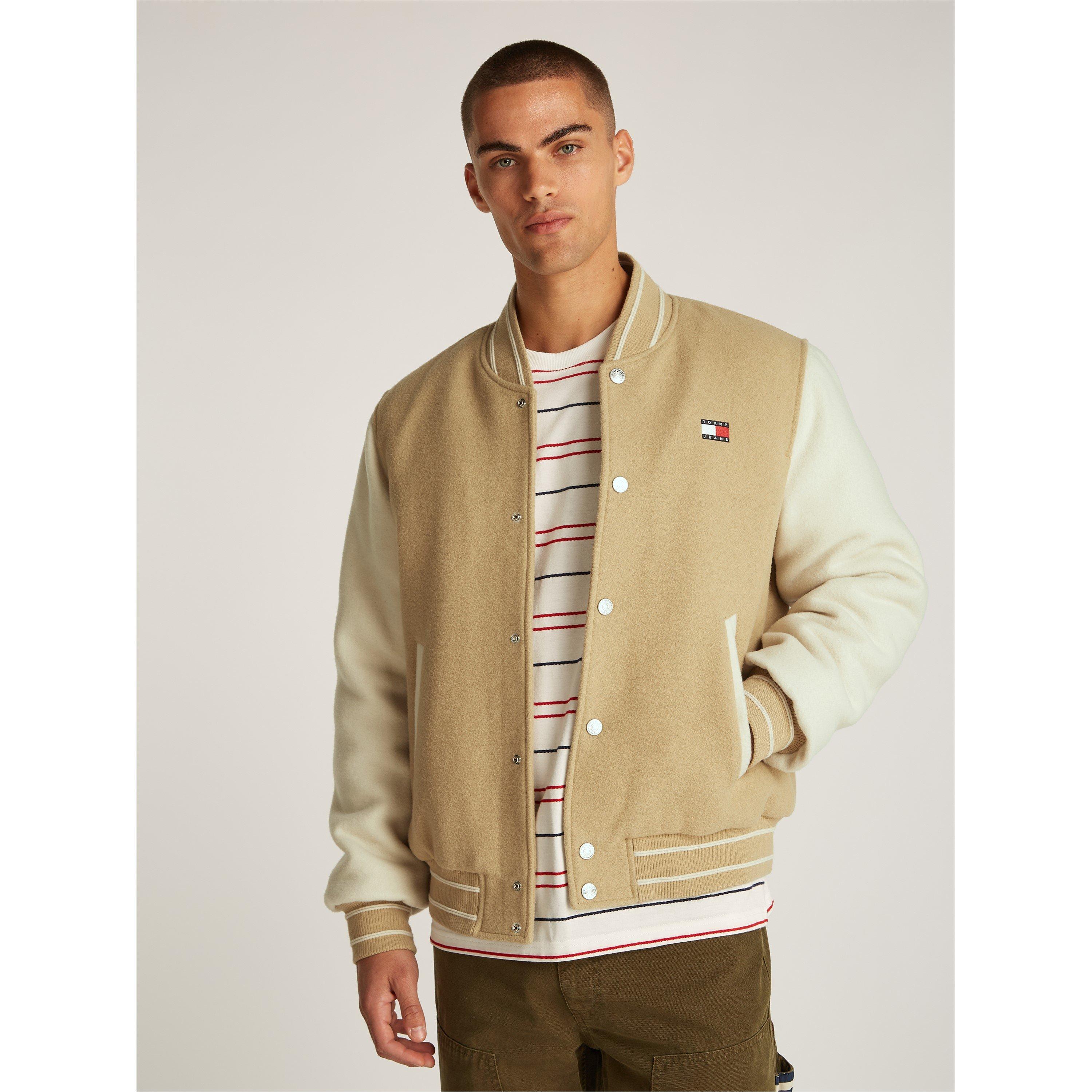 Tommy Jeans TJM WOOL BLEND VARSITY JKT EXT