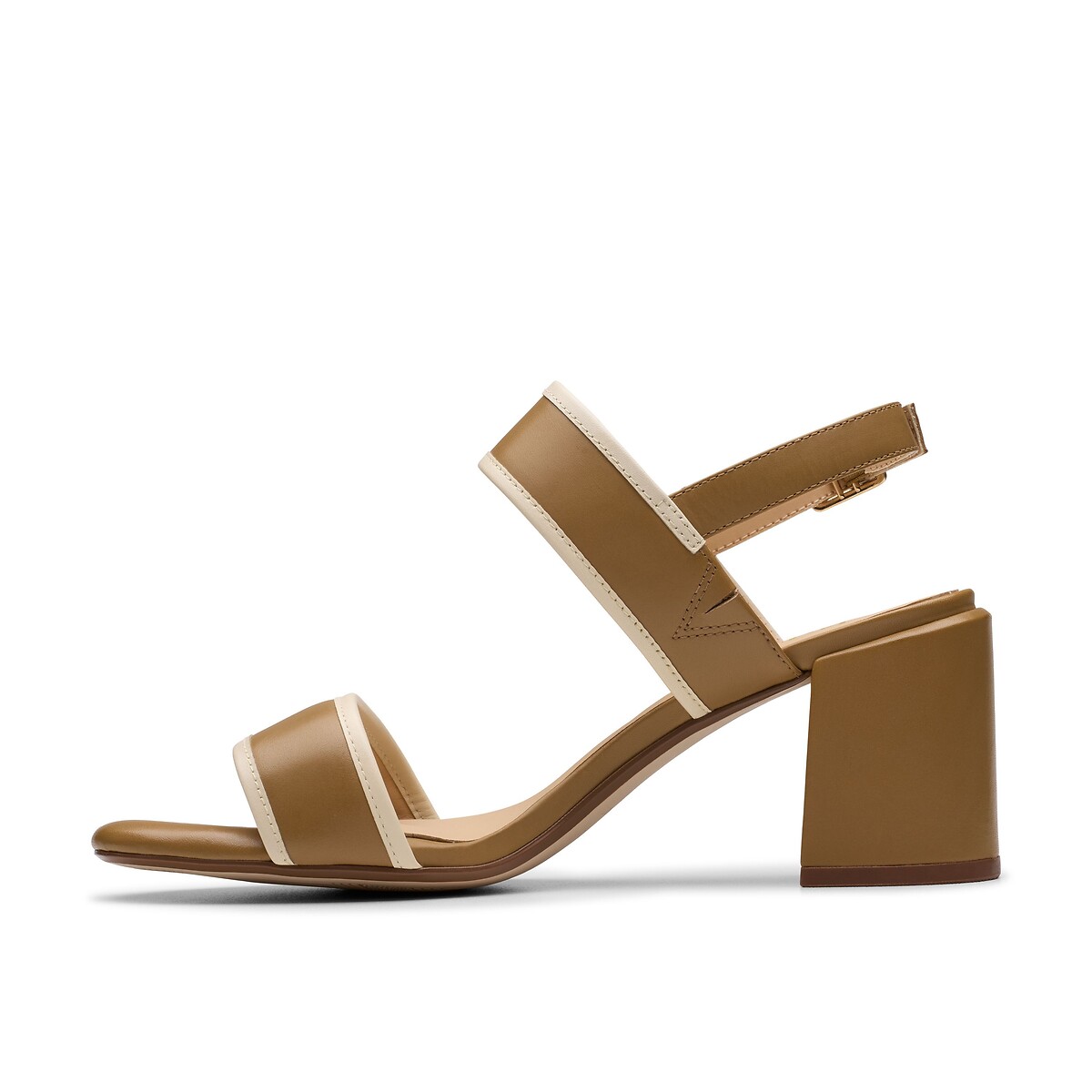 CLARKS<br>Sandálias de couro Ezoria Sling
