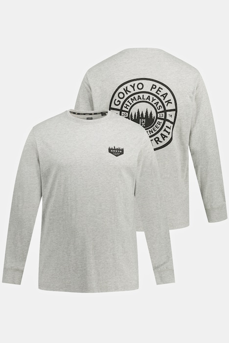 JAY-PI Longsleeve, Outdoor, Rundhals, Gokyo Rücken Print