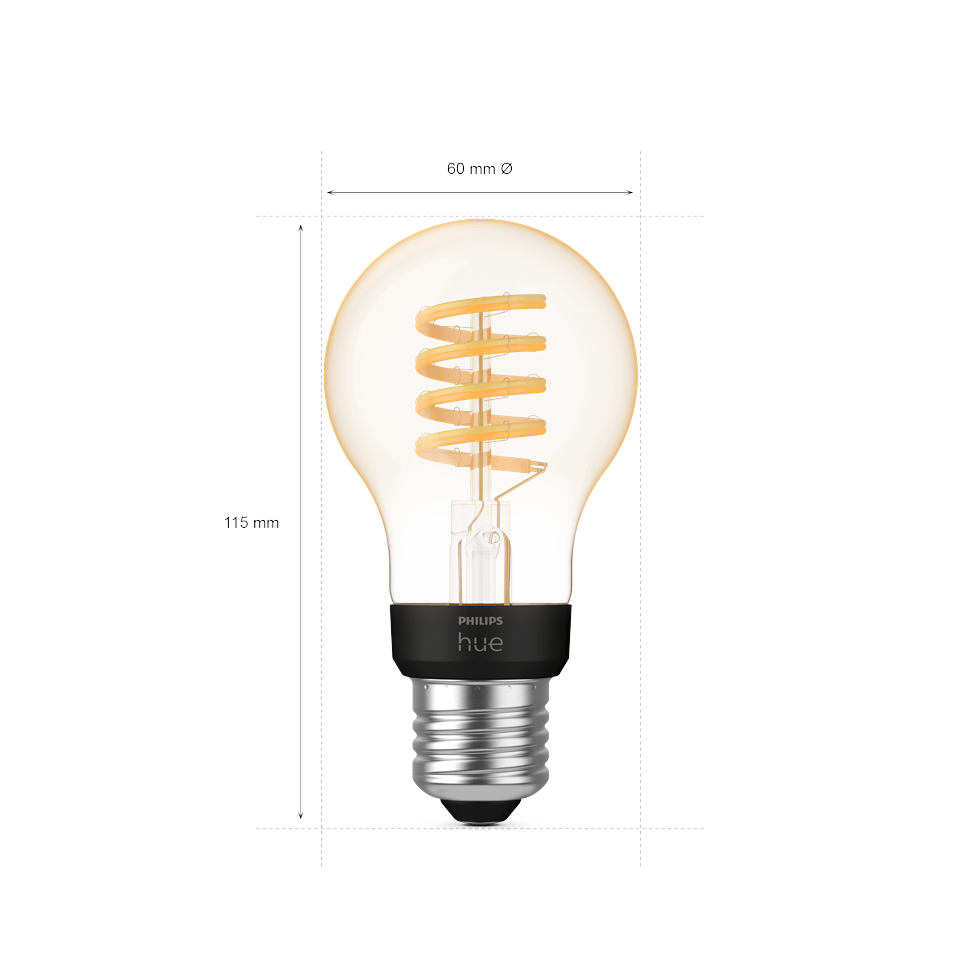 Philips Hue - E27 Filament A60 - White Ambiance