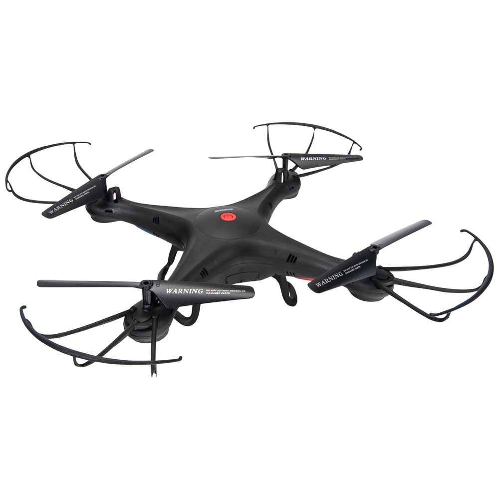 Schwarze Quadcopter-Drohne