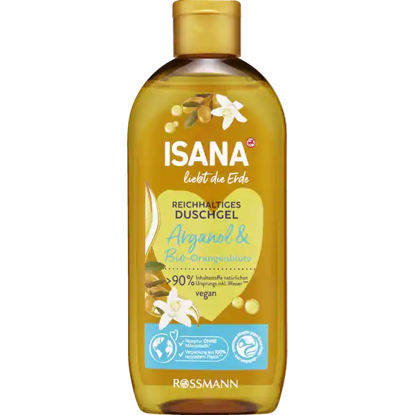 liebt die Erde Dusche Arganöl & Bio Orangenblüte