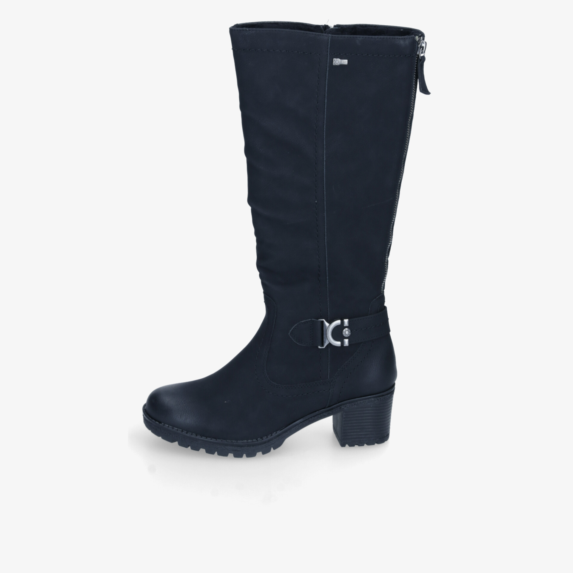 Relife Damen klassische Stiefel schwarz