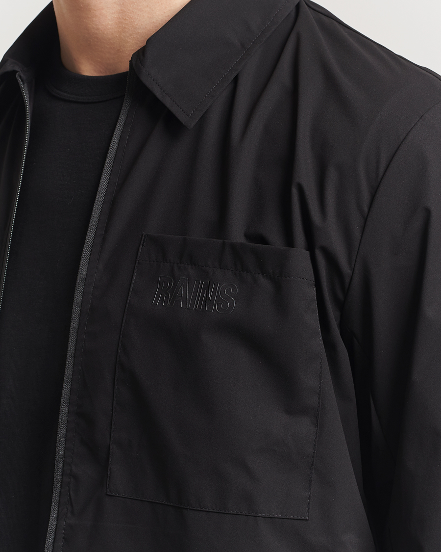 RAINS Mito Lightweight Overshirt Black