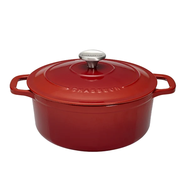 Cocotte Sublime fonte rond 26 cm rubis Chasseur