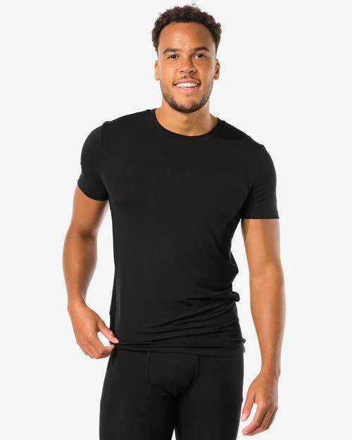 t-shirt thermo homme noir