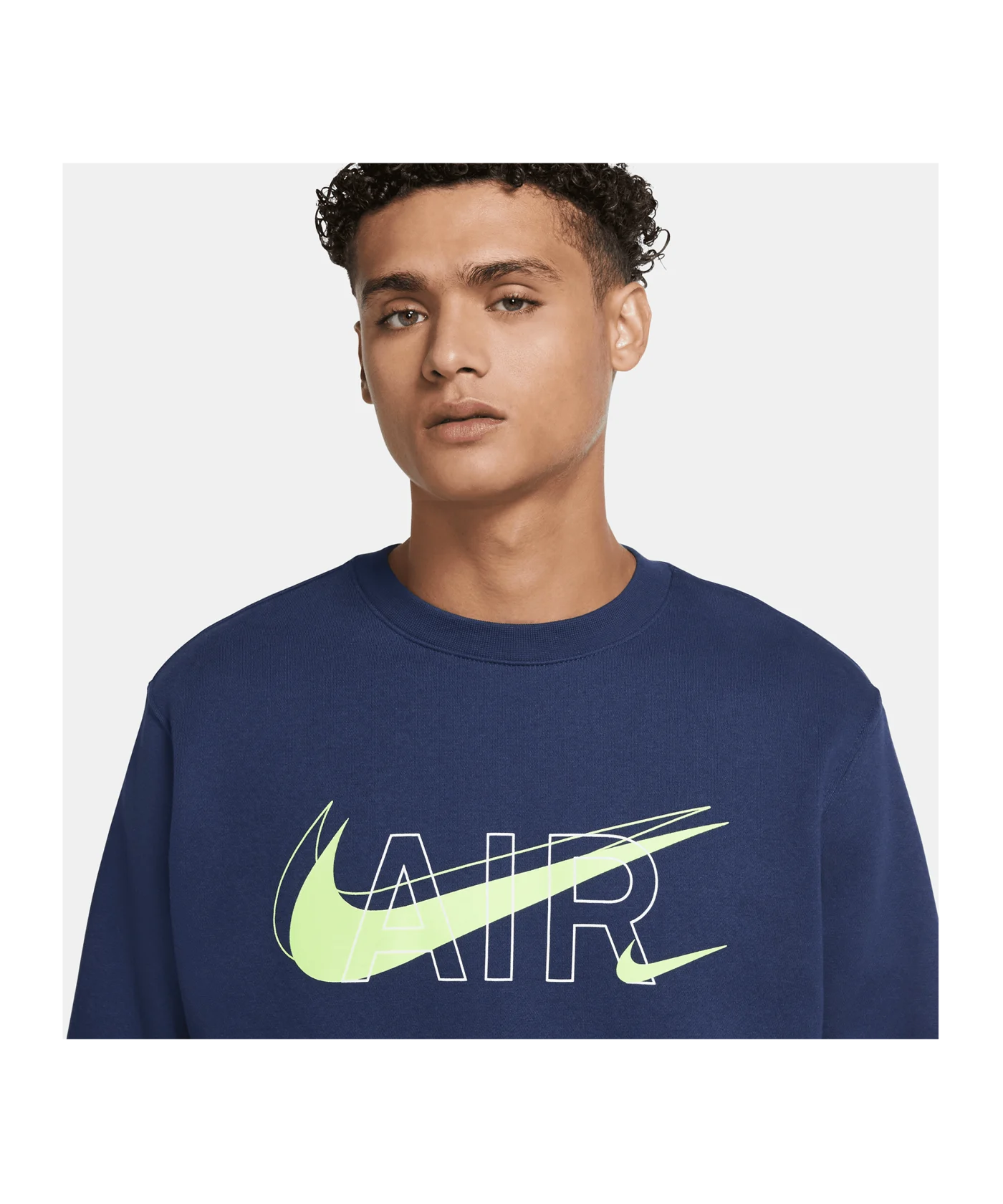 Nike Fleece Crew Sweatshirt Blau F410