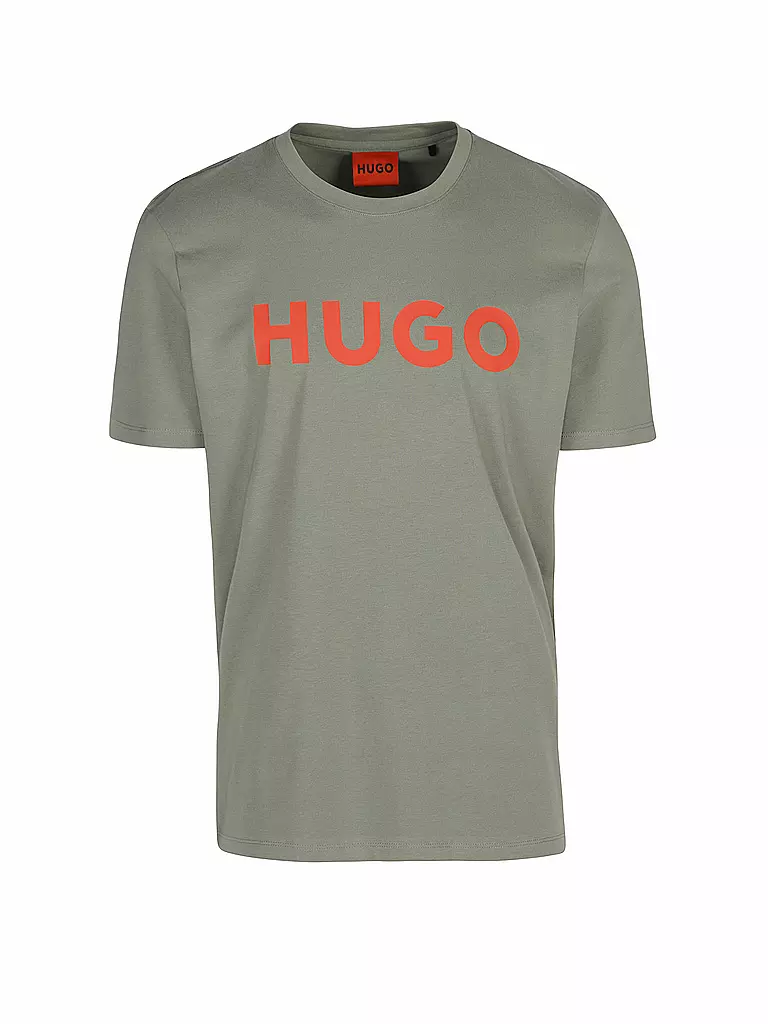 HUGO T-Shirt DULIVIO grün