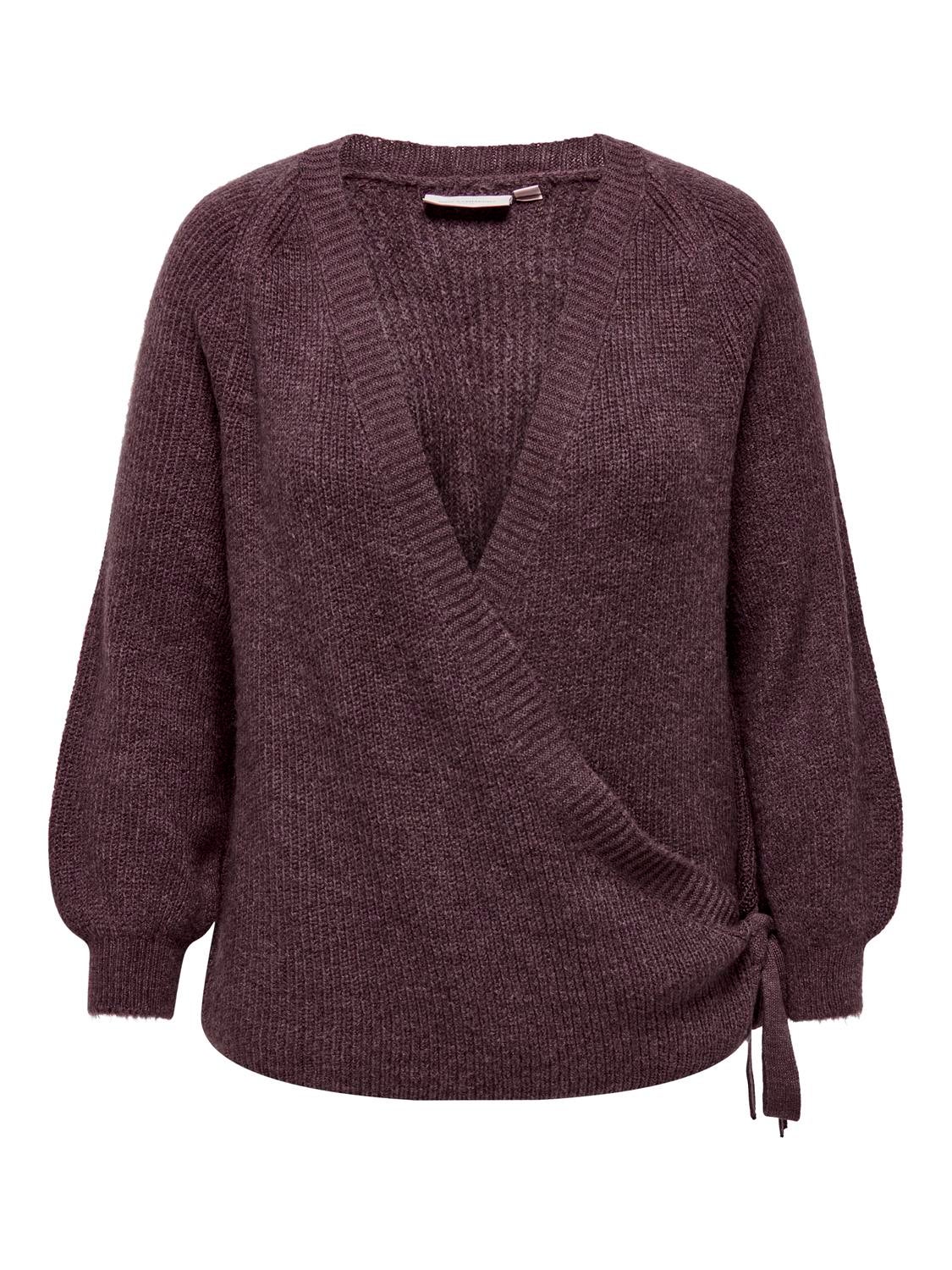CARJADEI Strickjacke Rose Brown