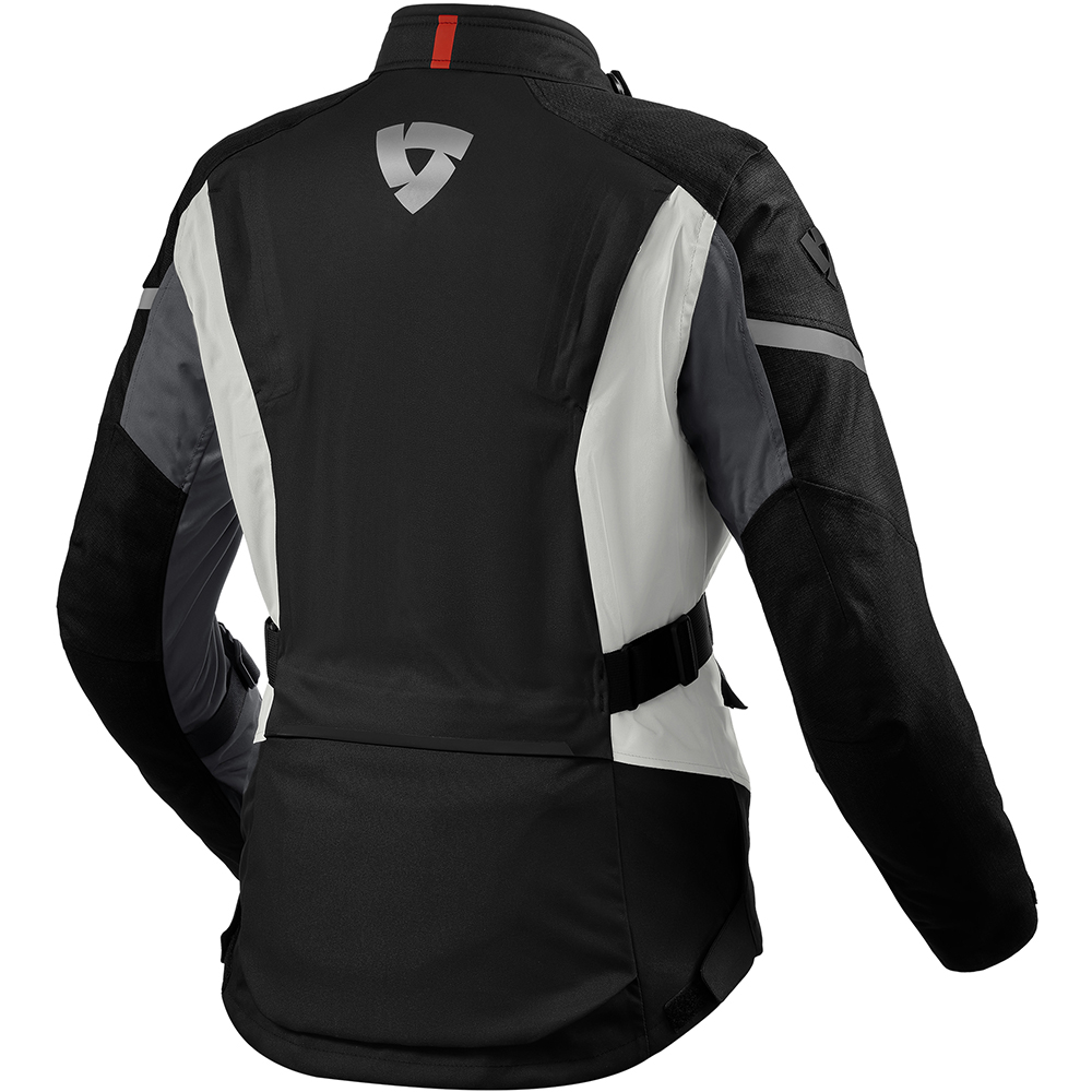 Rev'it - Veste femme Horizon 3 H2O Ladies Noir / Gris Clair / Rouge