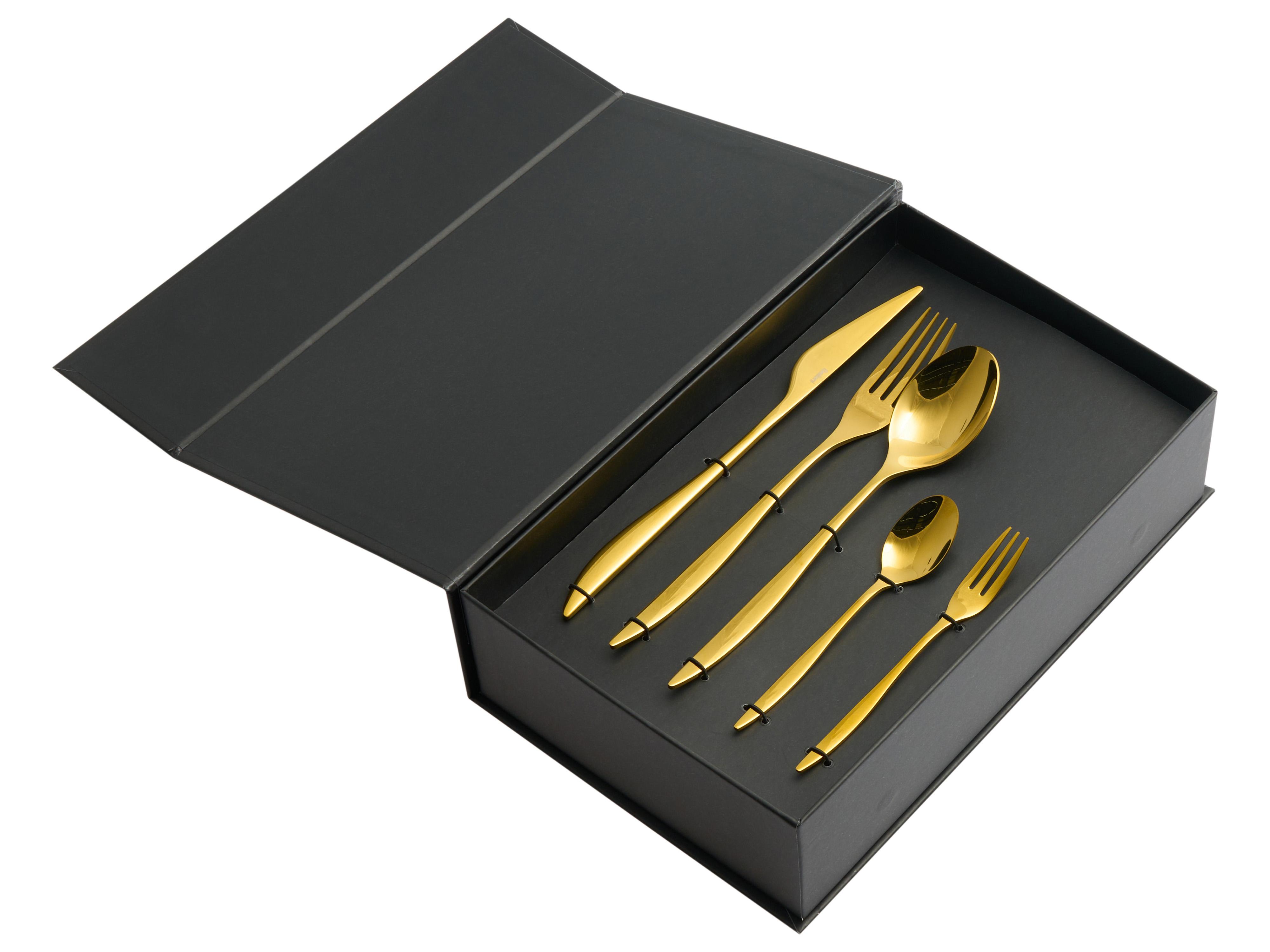 30-delige bestekset FARFALLE Goud