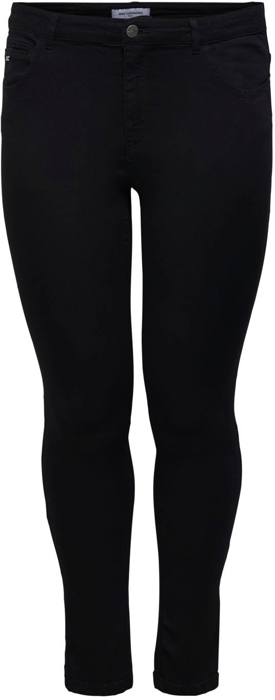 ONLY CARMAKOMA Skinny-fit-Jeans »CARKARLA REG SK ANKLE ZIP JNS« mit Reissverschluss am Beinabschluss