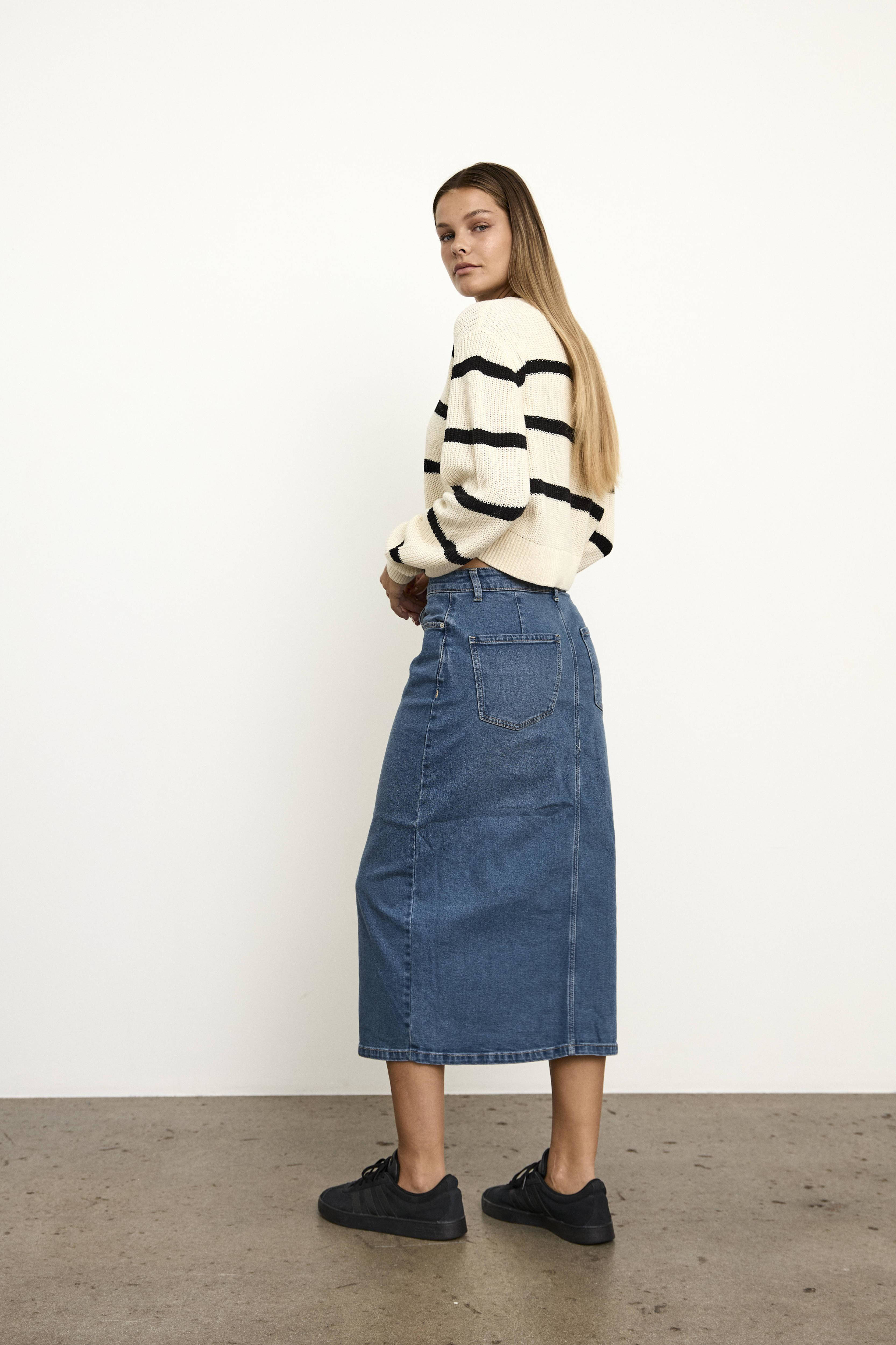 NOISY MAY spijkerrok NMKATH medium blue denim