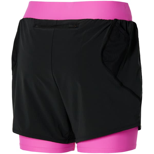 Short running MIZUNO TRAIL ER 4.5 2IN1 SHORT W BLACK/PINK