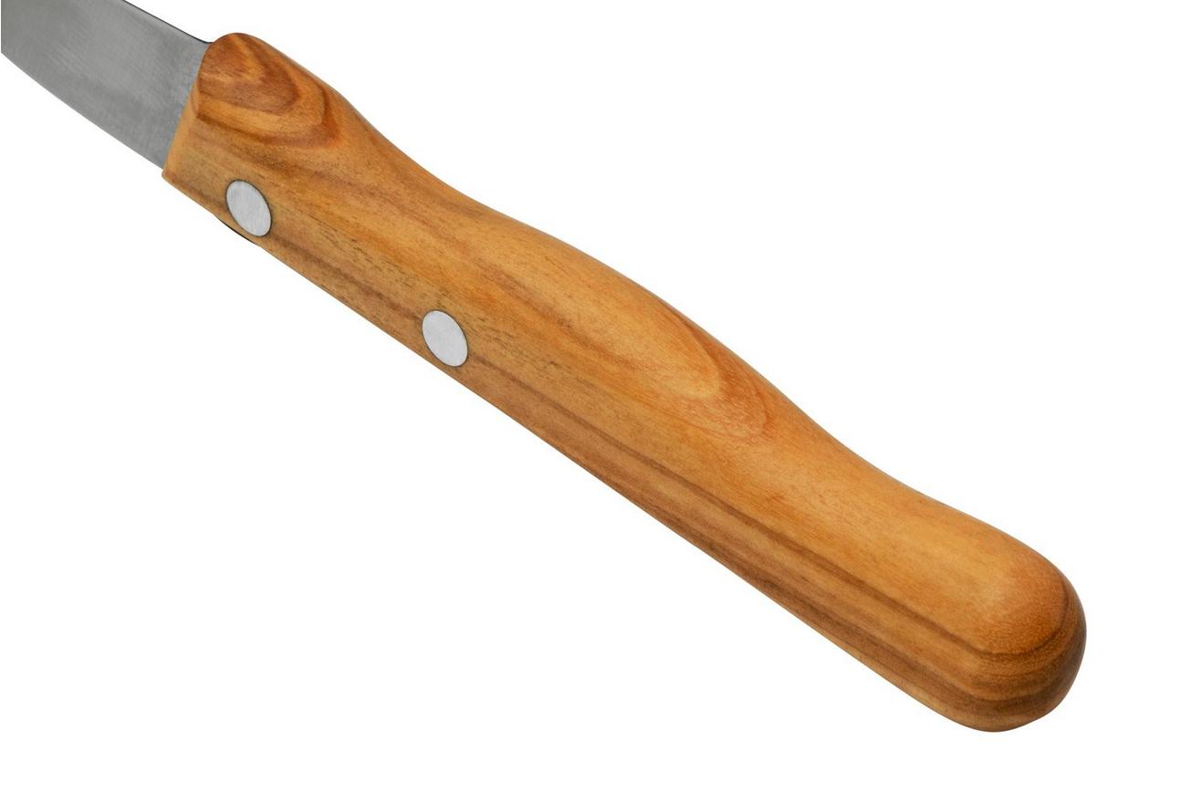 Otter Paring Knife 1011 OL Curved Stainless Olive, schilmes