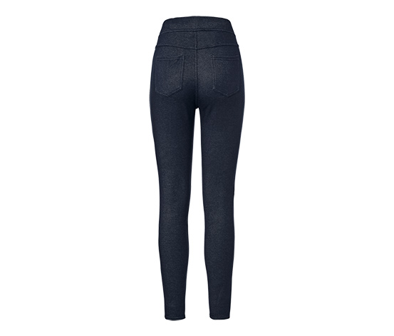 Gefütterte Leggings in Jeansoptik