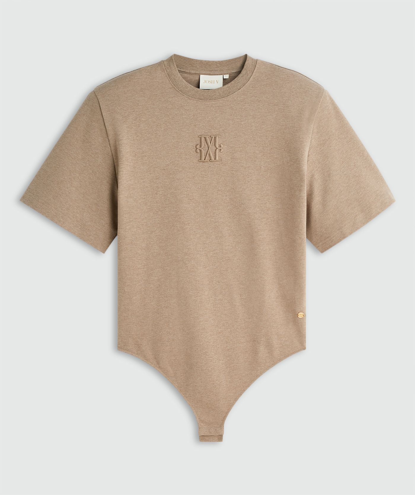 JV-POPPY oversized body  - khaki melange