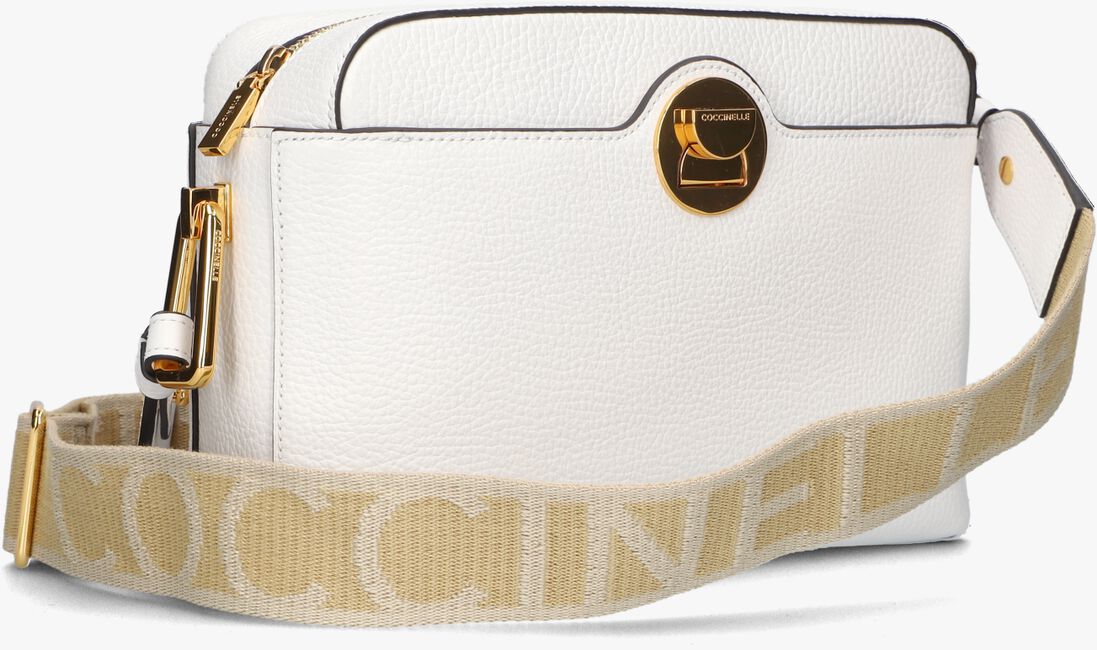 COCCINELLE witte coccinelle schoudertas liya signature