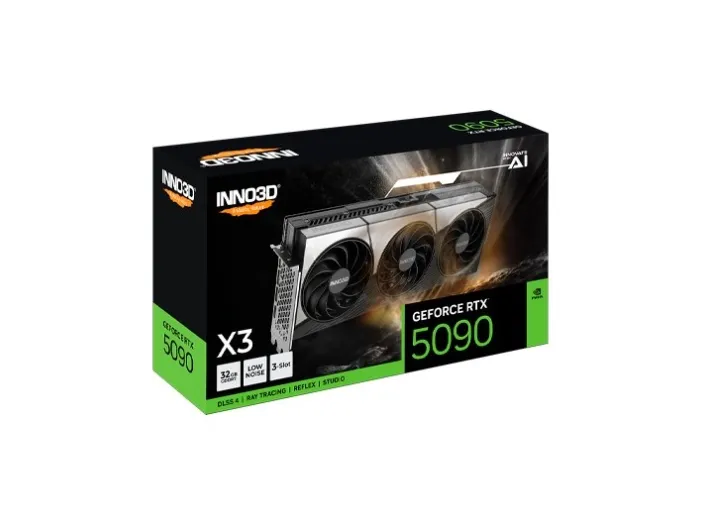 Inno3D GeForce RTX 5090 X3 OC - Grafikkort - GeForce RTX 5090 - 32 GB GDDR7 - PCI Express 5.0 - HDMI, 3 x DisplayPort