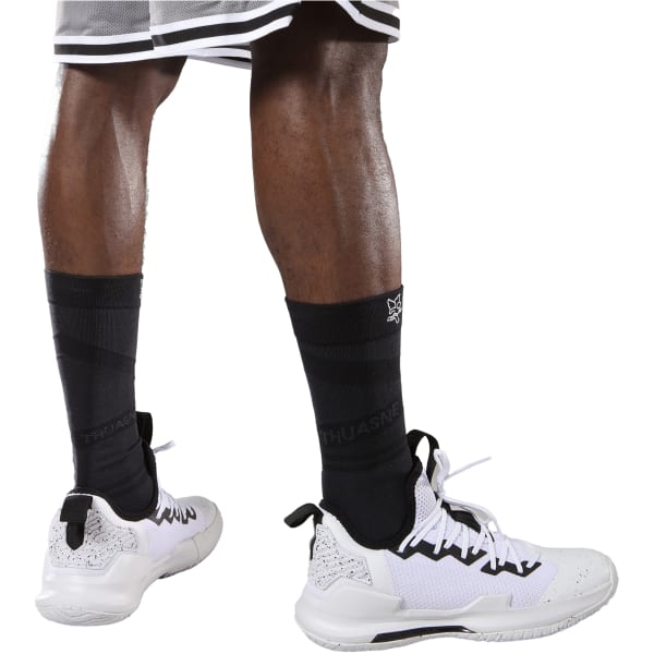 Chaussette compression THUASNE GRIP PERFORMANCE MID SOCKS BLACK