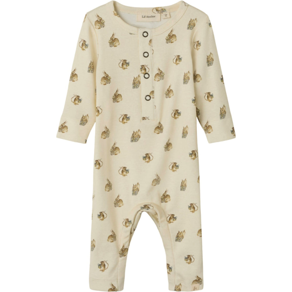Køb Lil'Atelier Turtledove Gayo Guk Slim Onesie