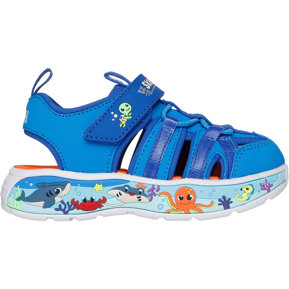 Køb Skechers Blue Play Scene Splash