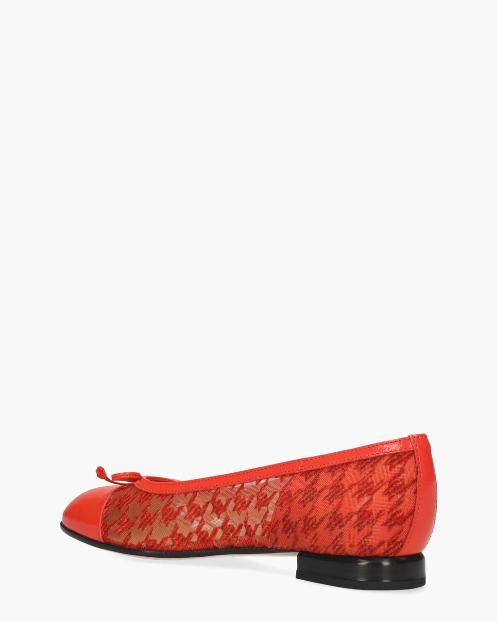 Brunate 11868 Rood Damesballerina's