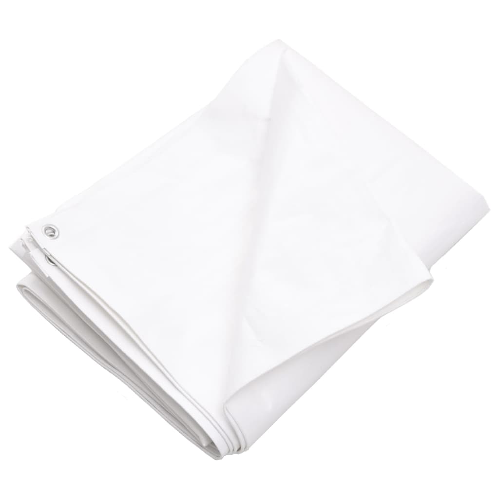 Bâche 260 g/m² 6x10 m blanc pehd