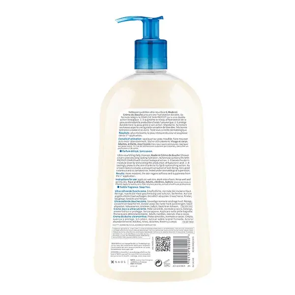 Bioderma Atoderm Creme de Banho Nutritivo para Pele Seca 1L