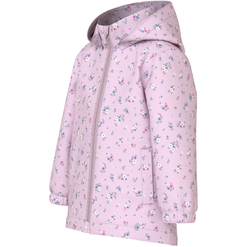 Køb Name It Lilac Snow 4 Floral Patchwork Nmfmaxi Jakke Li Aop Noos