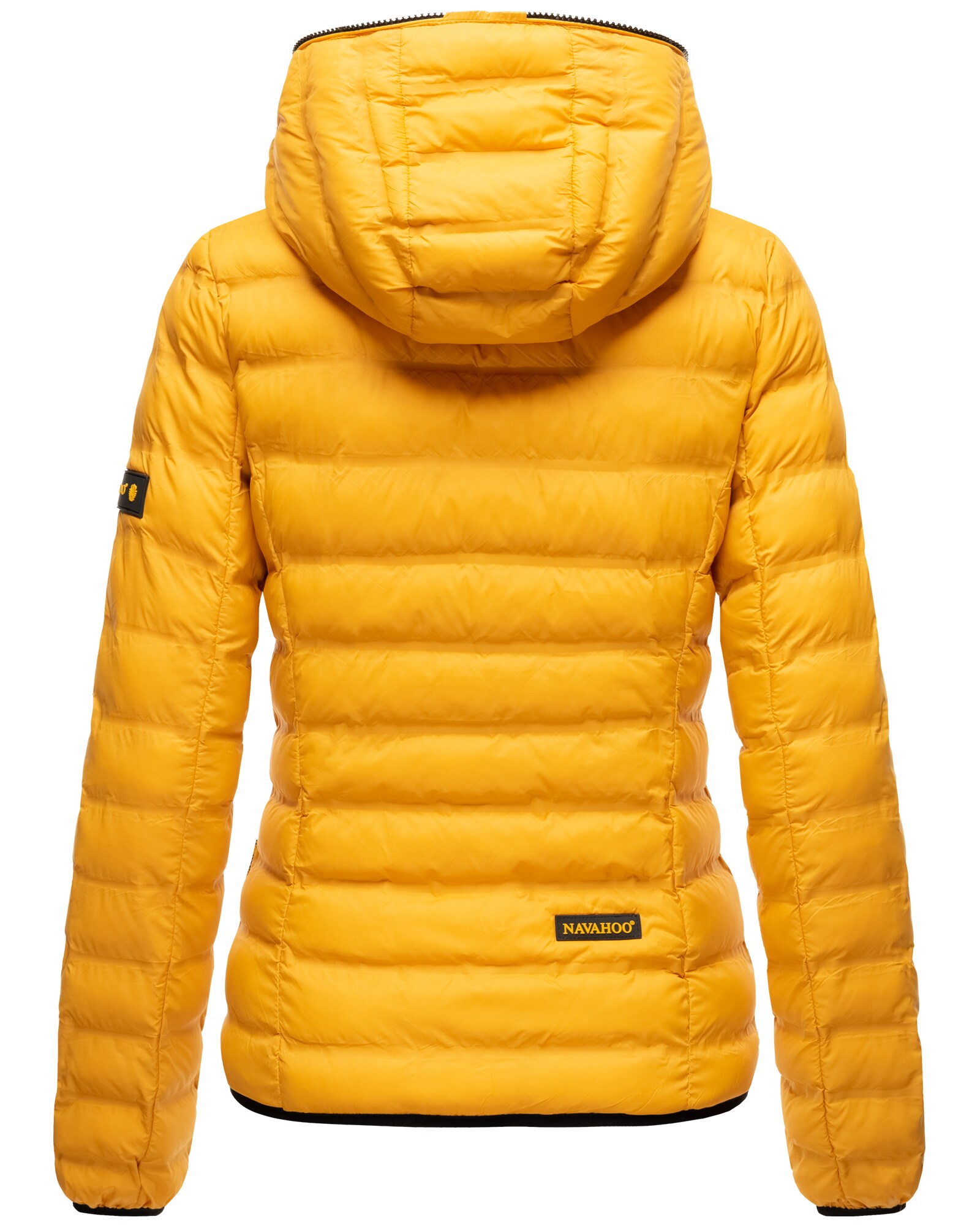 NAVAHOO Damen Stylische Steppjacke Übergangsjacke mit Kapuze Neevia