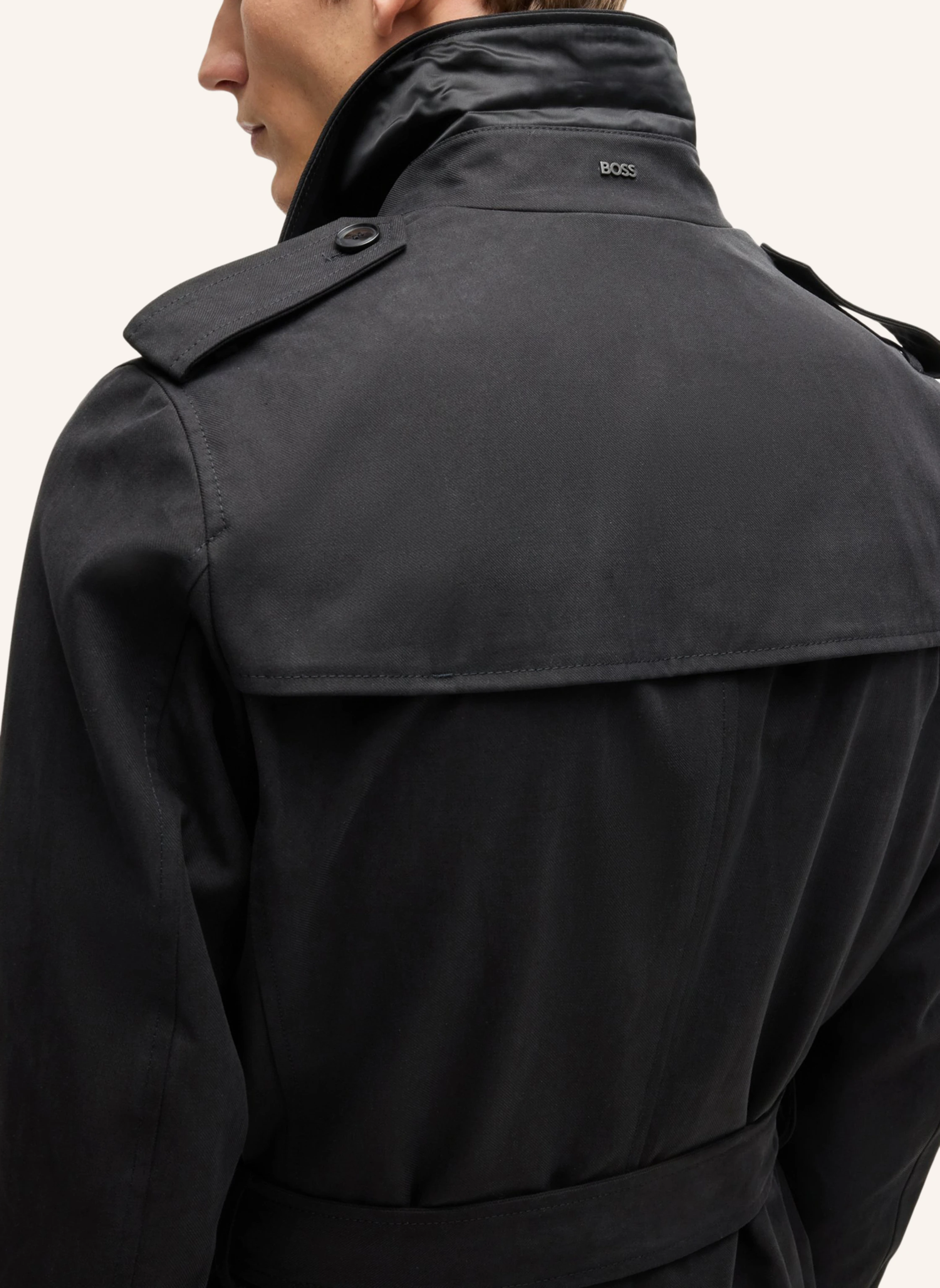 BOSS Trenchcoat H-HYDE-TRENCH-241 Slim Fit