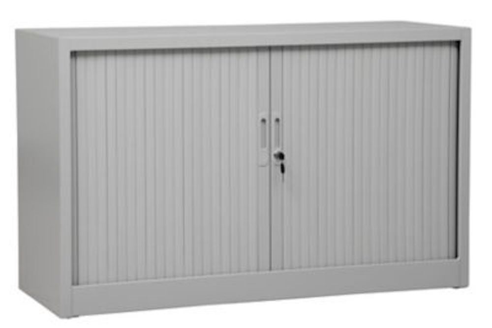 PROREGAL Rolluikkast Wezel 2 Plankhoogtes HxBxD 75 x 120 x 46 cm Grijs