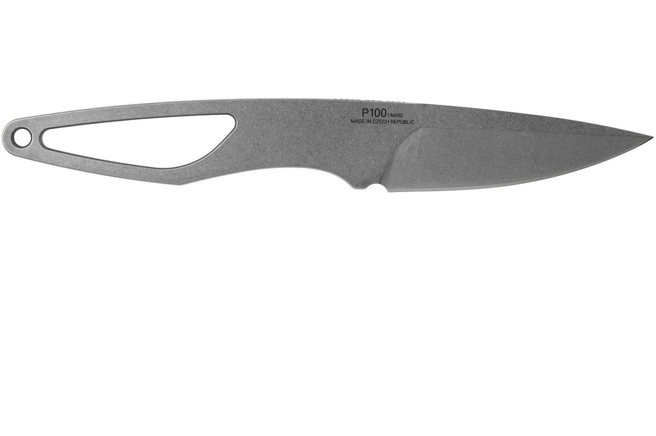 ANV P100 Sleipner, No Paracord P100-001, Black Kydex Sheath, nekmes