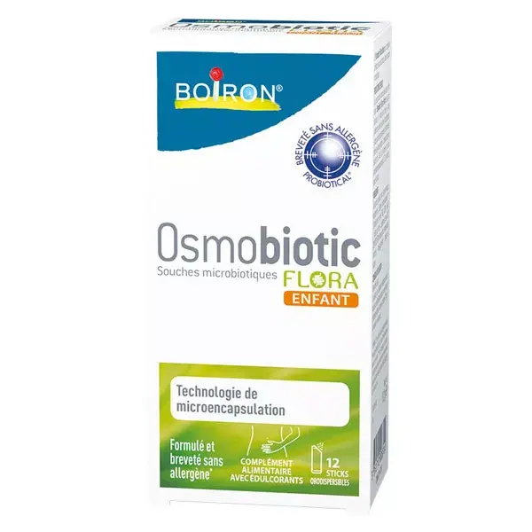 Boiron Osmobiotic Flora Infantil - 12 sachês