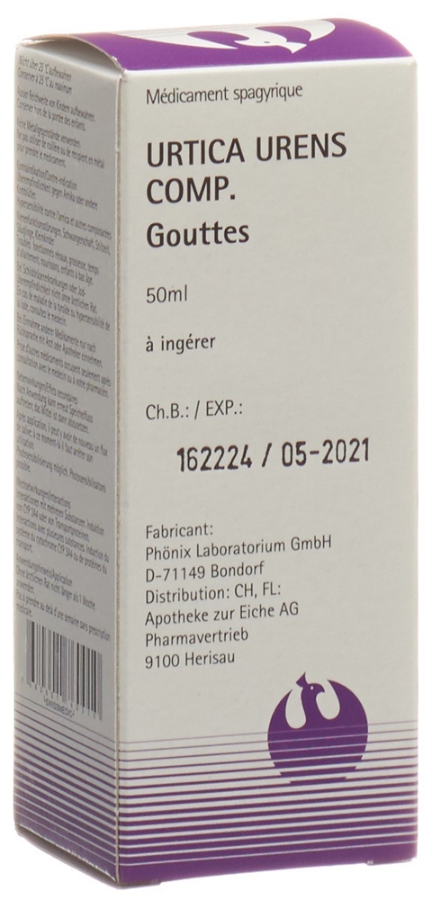 PHOENIX Urtica urens comp<br>50 ml, Tropfen zum Einnehmen, Flüssigkeit, spag