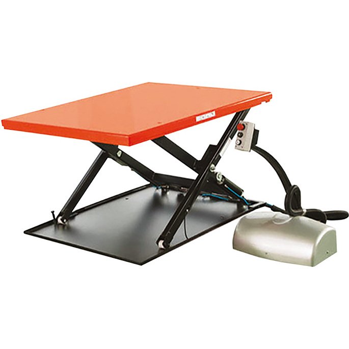 Table élévatrice électrique extra-plate économique 1000 kg