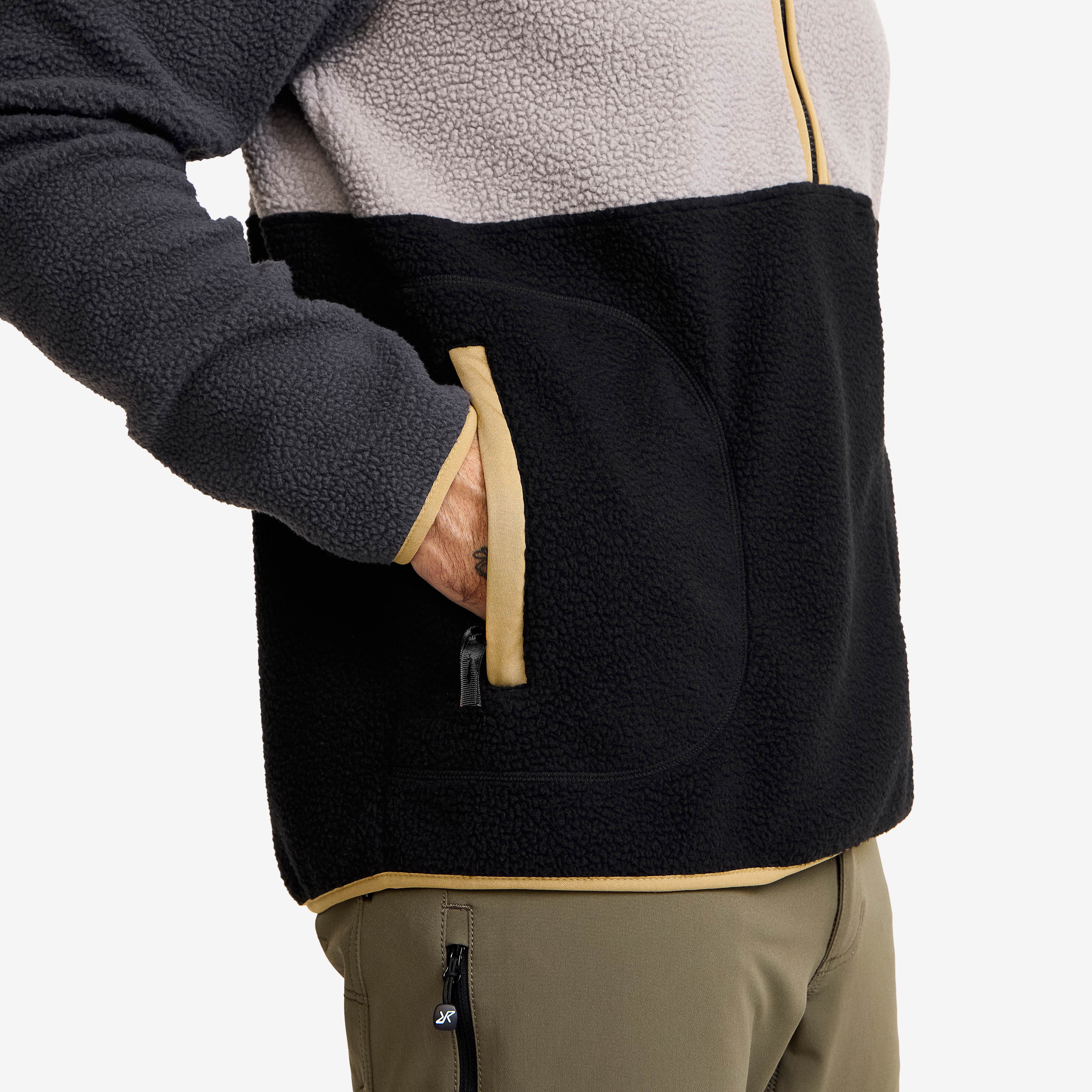 Canyon Half-zip Pile Fleece Herre Anthracite/Black