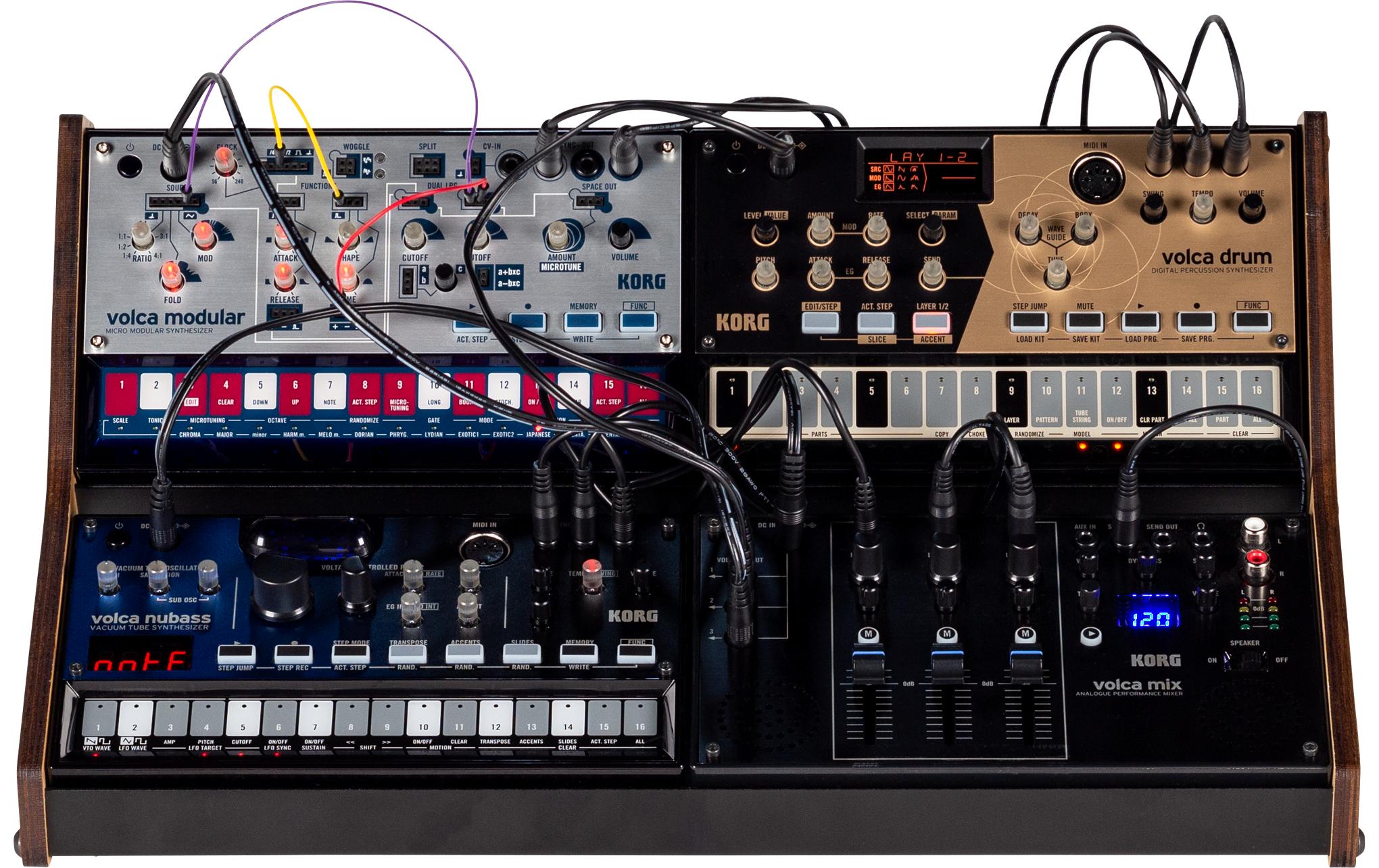 Sequenz Volca Rack 2 x 2Rack-System für Volca-Serie