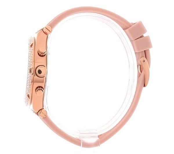 Guess Ladies Guess Heiress Pink Rose Gold Watch GW0407L3