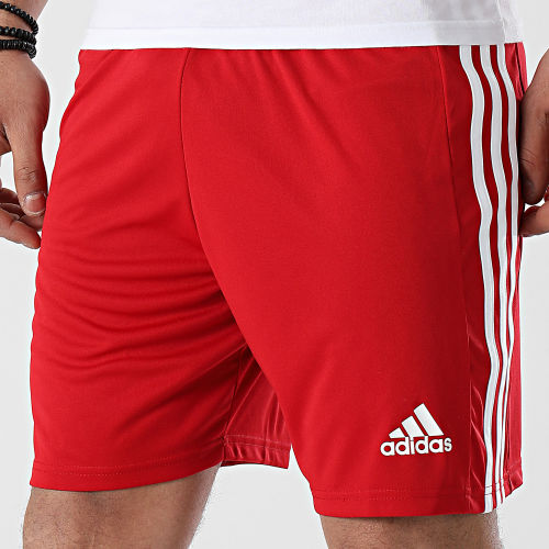 Short De Sport A Bandes Squad 21 GN5771 Rouge