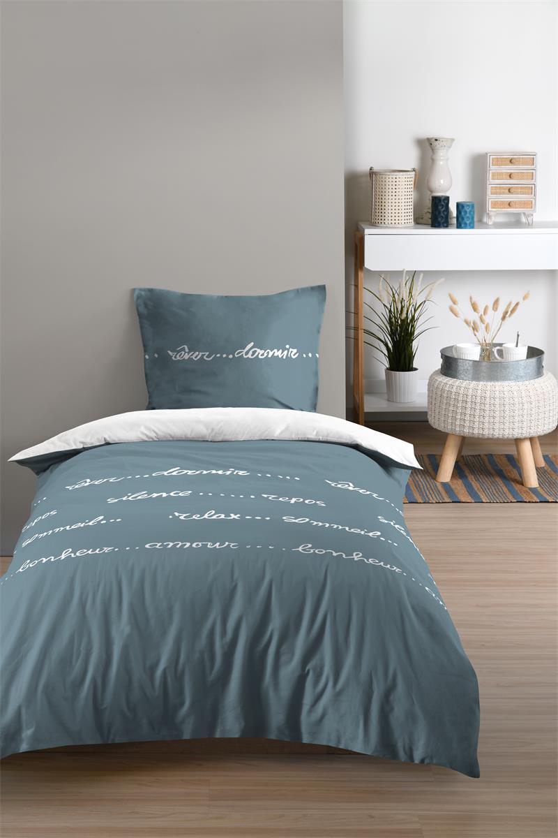 REVERIE HOUSSE COUETTE 140X200CM ET 1 TAIE 63X63CM