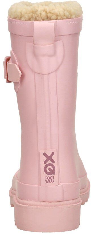 Xq Footwear Kids Rubber Rain Boots Fur roze