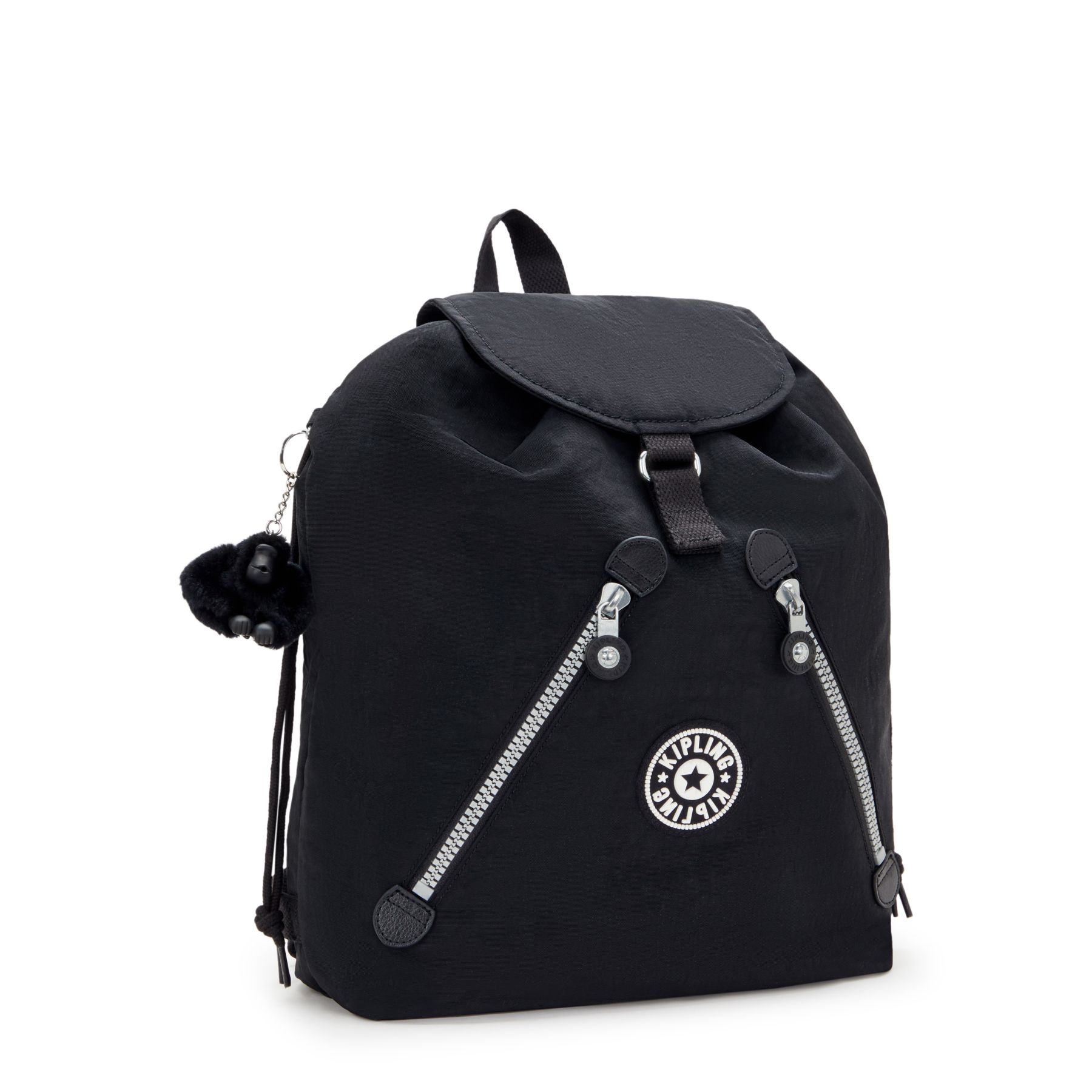 NEW FUNDAMENTAL L Sac à dos de taille moyenne avec cordon de serrage et bretelles ajustables - Rapid Black