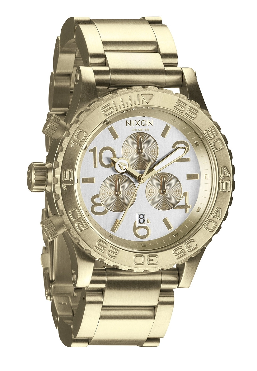 Nixon The 42-20 Chrono Champagne/Gold Chronograph A037219